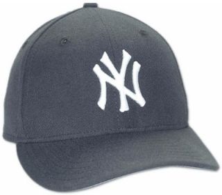 NY Yankees Fitted 5950 New Era Wool Hat Navy New