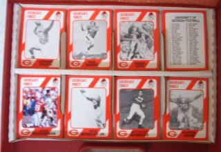  Edition Georgia Football Trading Cards Complete 200 Card Set