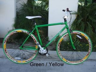 Fixie Fixed Gear Bicycle Bike 53cm RD 626 Green