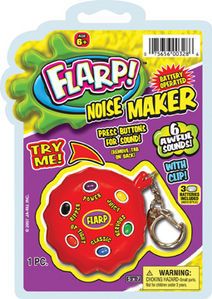 Flarp Noise Maker Six Gross Fart Sounds Clip Key Ring