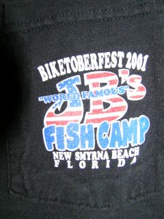 JBs Fish Camp Newsmyrna Bch FL Biketoberfest T Shirt