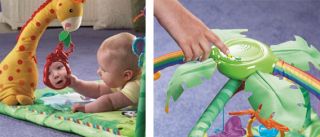 Fisher Price Rainforest Gym Baby Play Mat With Light & Sounds NEW
