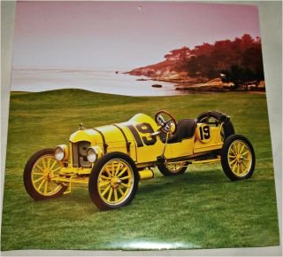 1919 Ford Model T Speedster Car Print Yellow