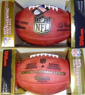 Wilson Official NFL Game Football The Duke & Roger Goodell
