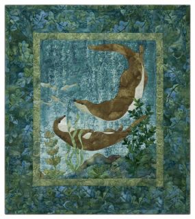 Pattern Lake Forest This Otter Be Fun Lake Quilting DIY Sea