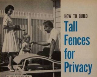 how to build tall fences for privacy measured drawings for 8 different