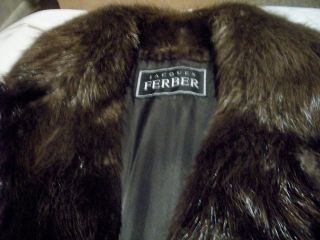 Jacques Ferber Sz 8 New Full Length Beaver Coat Hat New Stunning