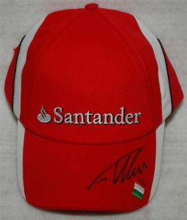Fernando Alonso Hand Signed Scuderia Ferrari 2011 Formula 1 Cap