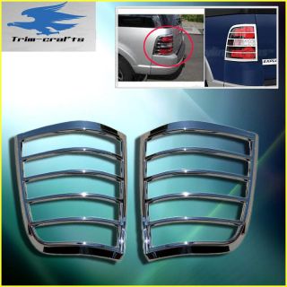 06 11 Ford Explorer SUV Chrome Tail Light Trims Bezels Covers Accent