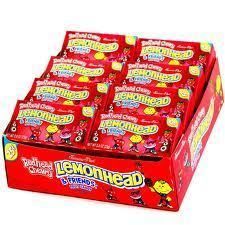 Ferrara Pan Lemonhead & Friends Redhead Chewy Candy   24 Pack