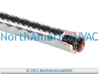  Flexible Flex Duct Ducting Silver R4 2 inch Heating Cooling