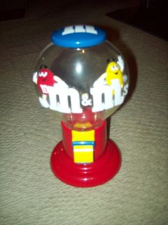 Mars Inc M&Ms Candy Dispenser~Gumball Machine Excellent Condition