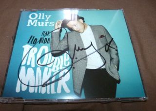  Signed Troublemaker CD Single Feat Flo Rida Receipted Proof