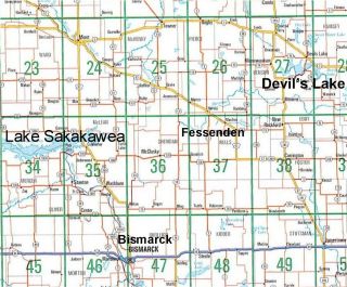 Three Residential Lots in Fessenden North Dakota Cash Sale
