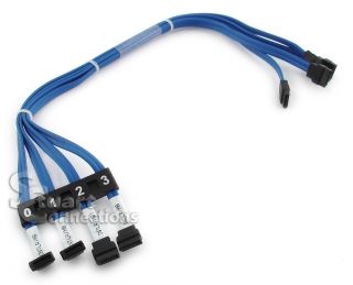Dell Foxconn Cerc 4X SATA Cable Assembly D6841