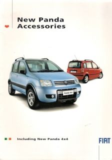 Fiat Panda Accessories 2005 06 UK Market Sales Brochure