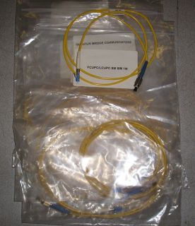  New Quantum Bridge FC UPC LC UPC 1M SM Simplex Fiber Optic Patch Cable