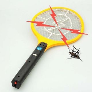   Handheld Rechargeable Bug Zapper Insect Fly Swatter Tennis Racket