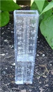 New Clear Rain Gauge Measure Garden Watering Sprinklers