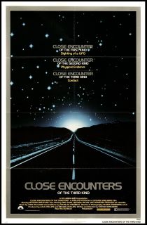 Close Encounters of The Third Kind Original 1977 Poster