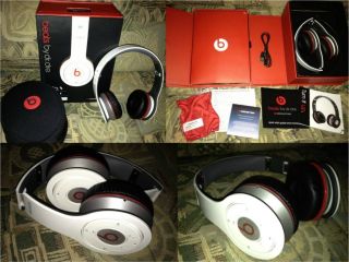 Beats by Dr Dre Wireless Bluetooth Headphones White
