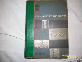 Collectible American Poetry Prose by Norman Foerster