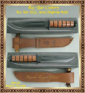 ka bar presents the kb1220 u s army fighting knife