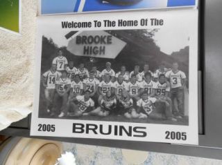 Brooke Bruins Follansbee Middle w VA Football Programs Homecoming