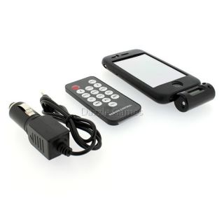 Car Charger Adapter FM Transmitter Remote for iPhone 4S 4 4G 3GS 3G