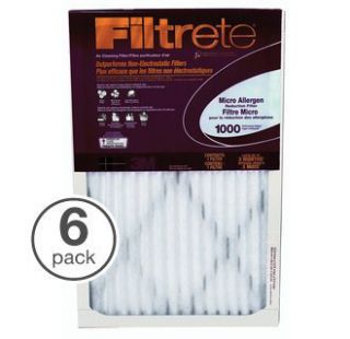  3M 9815DC 6pk Micro Collection 25 x 25 Allergen Filter 6 Pack