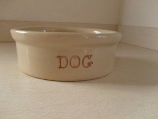  Ransbottom Pottery Roseville OH Dog Food Water Dish Feeding Bowl Crock