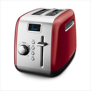 KitchenAid KMT222ER 2 Slice Red Digital Stainless Steel Toaster with