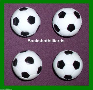 Table Soccer Foosball B w Foos Ball Engraved Parts
