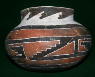 Anasazi Mogollon Pottery Fourmile Polychrome Jar