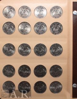 1948 2007 P D s Franklin Kennedy Half Dollar Complete 115 Coin BU Set