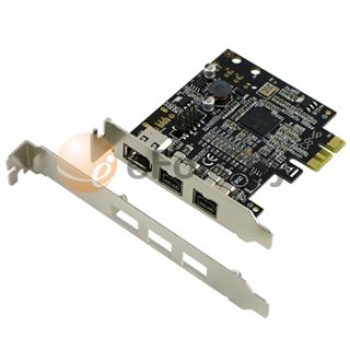 Firewire 800 Mbps 1394b + 1394a PCI Express PCI E Card