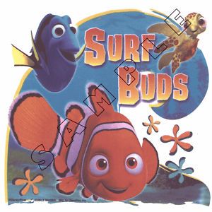  Finding Nemo Surf Buds Edible Image® Cake Topper