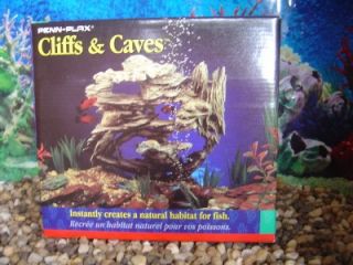 New Penn Plax Medium Cliffs N Caves Fish Tank Snake CN2