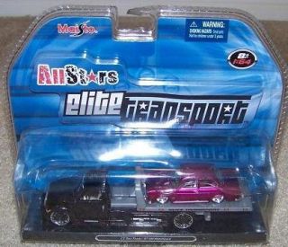 64 Ford F650 Rollback Black Flatbed Tow Truck Purple 67 Volkswagen