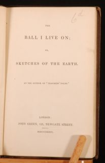 1839 Ball I Live on Sketches of The Earth Emily Taylor