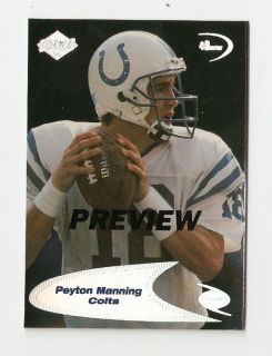  Peyton Manning Edge Odyssey Preview Football Trading Card 239