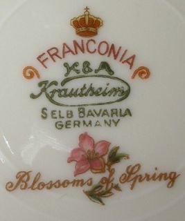 FRANCONIA china BLOSSOMS OF SPRING Dinner Plate