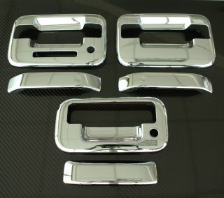 2004 2011 Ford F150 3DR Chrome Door Tailgate Handle Cover 4