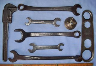  Old Vintage Ford Model T Tool Kit Wrenches Antique Tools Radiator Cap