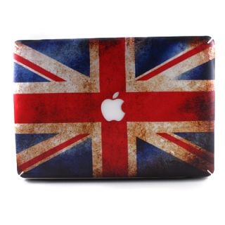 UK Flag Decal Skin Sticker for Macbook White Pro Air 13 13.3 w/ Apple