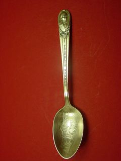 Silver Plate Spoon Franklin Pierce 14th President