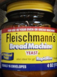 Fleischmanns Bread Machine Yeast 4 Oz