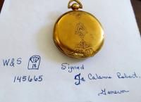 Vintage 18kt Gold RARE Francois Perregaux Signed J Calame Robert