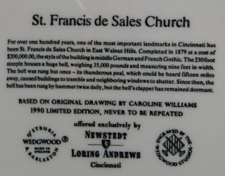 Caroline Williams 1990 Cincinnati St Francis de Sales Church Wedgwood