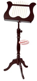 wood lyre music stand mahogany ms60ma this beautiful european crafted